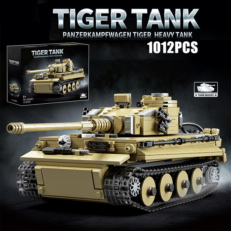 軍事用1000ピース ドイツ タイガー重戦車モデル 組み立て - Lego Compatible Military Tank のレビューと価格