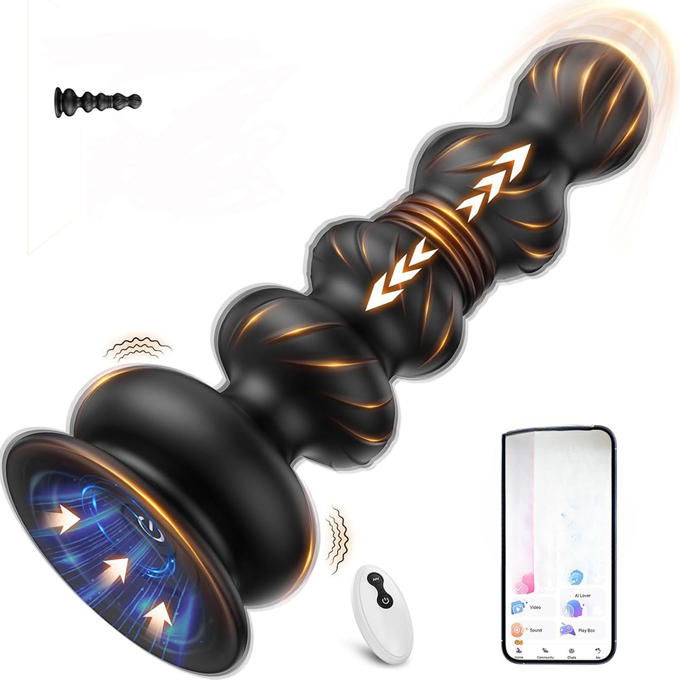 アプリ対応、リモコン操作、振動機能付き、肛門用ビーズ、前立腺 - Remote Control Toys のレビューと価格