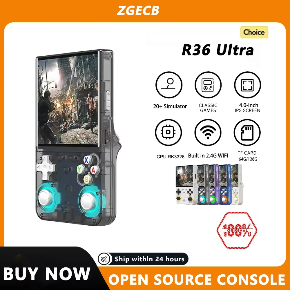 FLLAPT R36Ultra レトロハンドヘルドビデオゲー - Retro Handheld Game Console R36S のレビューと価格