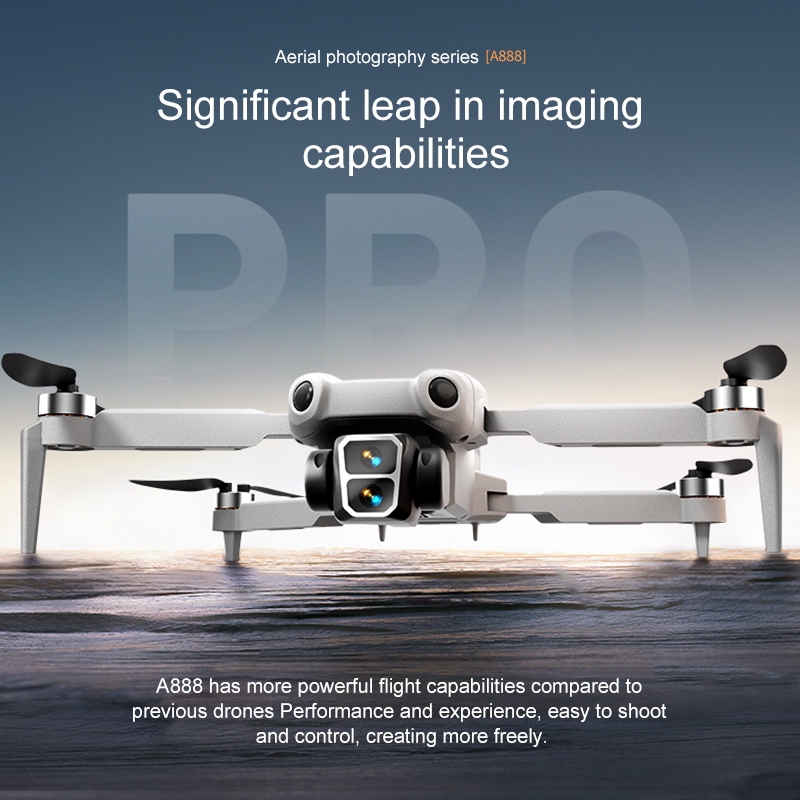 オリジナルA888 GPS FPVドローン 折りたたみ式スク - Fpv Brushless Rc Drone 4K のレビューと価格